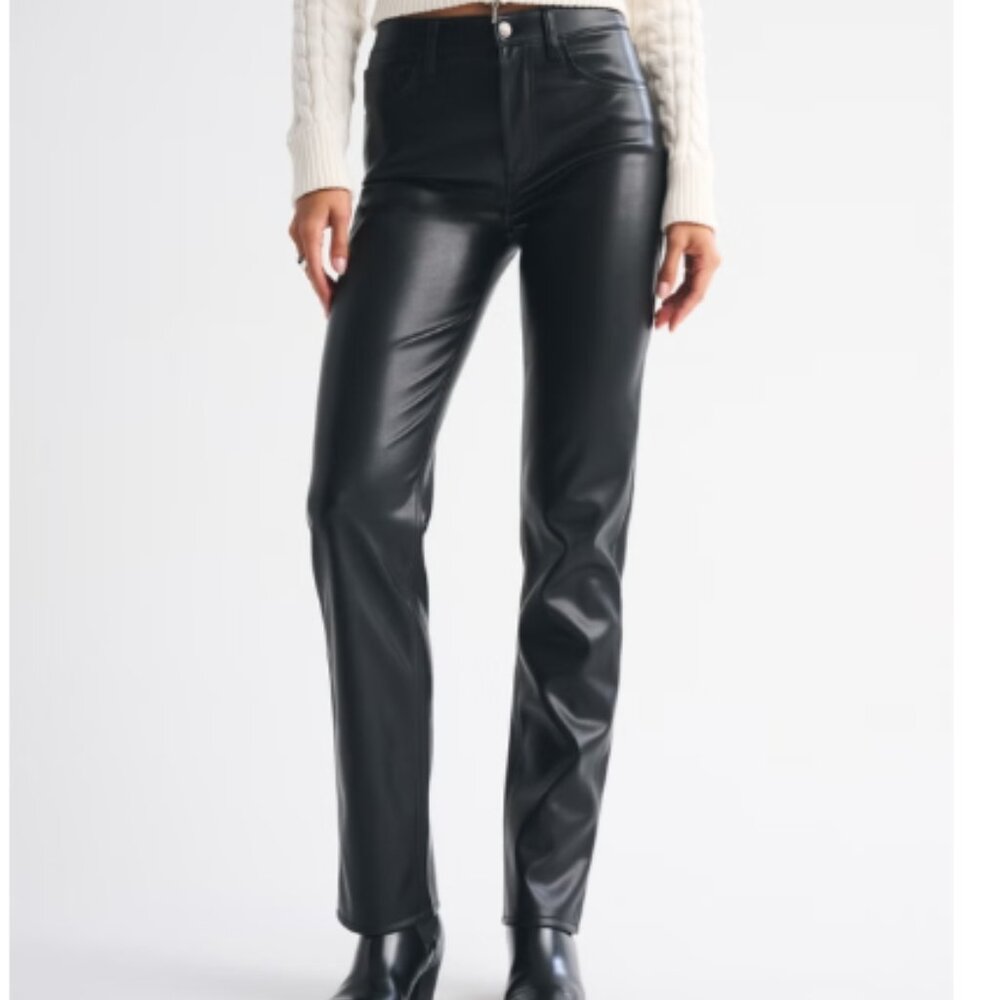 Black Leather‎ Pants